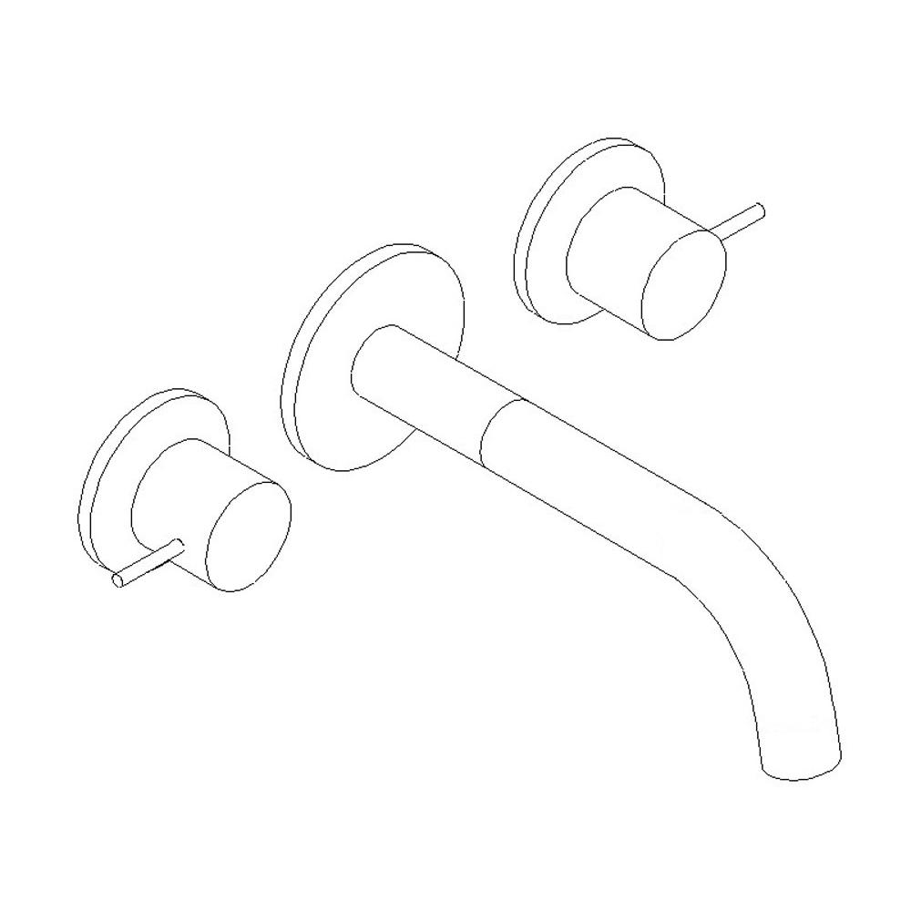 ARTOS F501-7-1BN Opera In Wall Lav Faucet Brushed Nickel