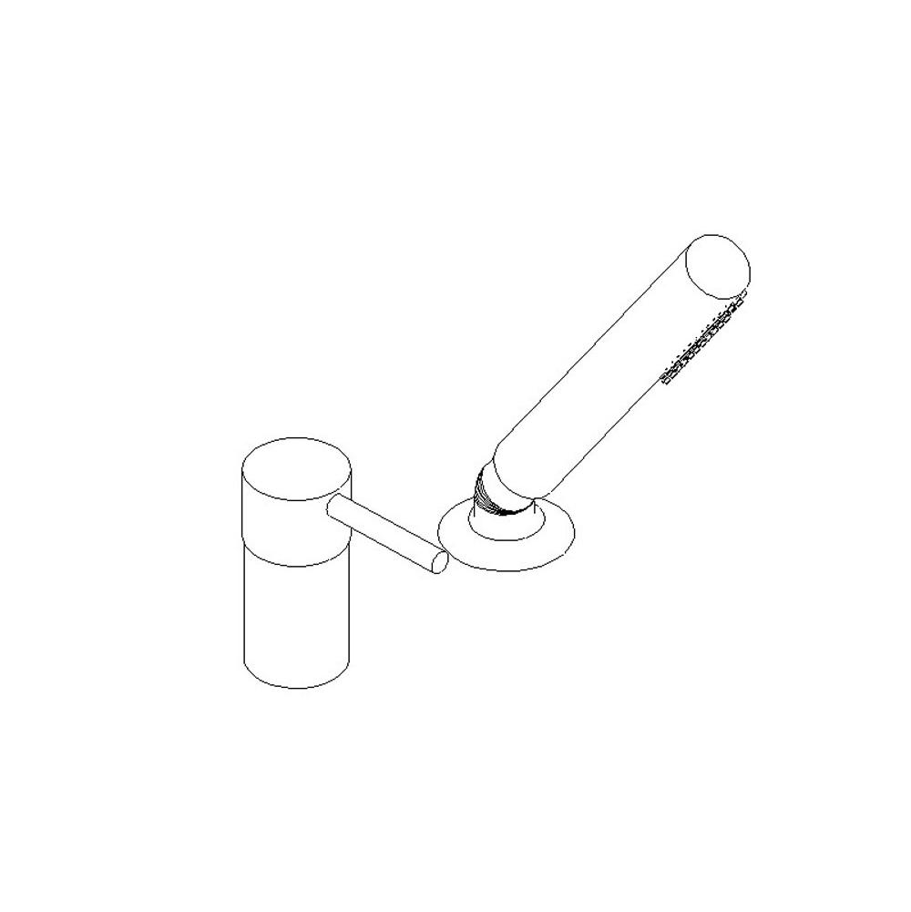 ARTOS F502-6CH Opera Deck Mount Hand Shower and Control Chrome