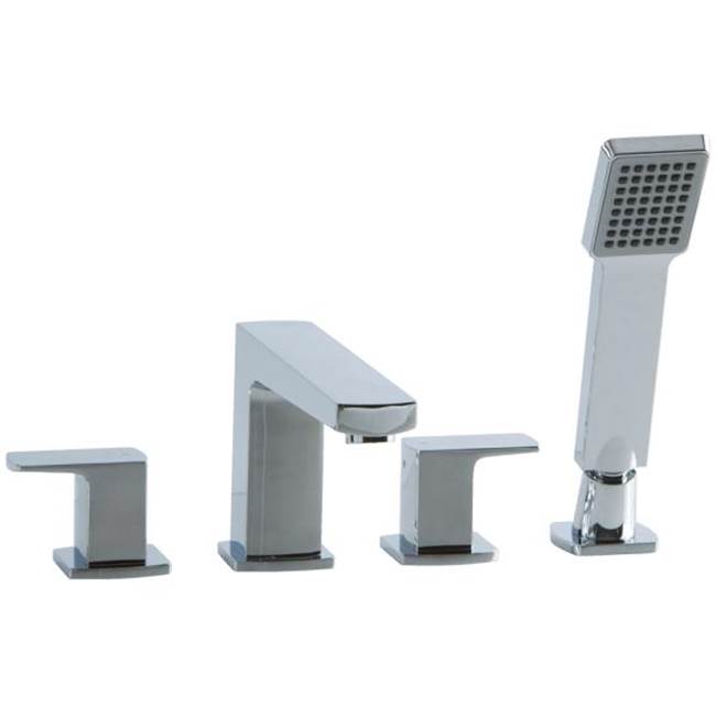 ARTOS F702-2CH Safire 4 Hole Deck Mount Tub Filler Chrome