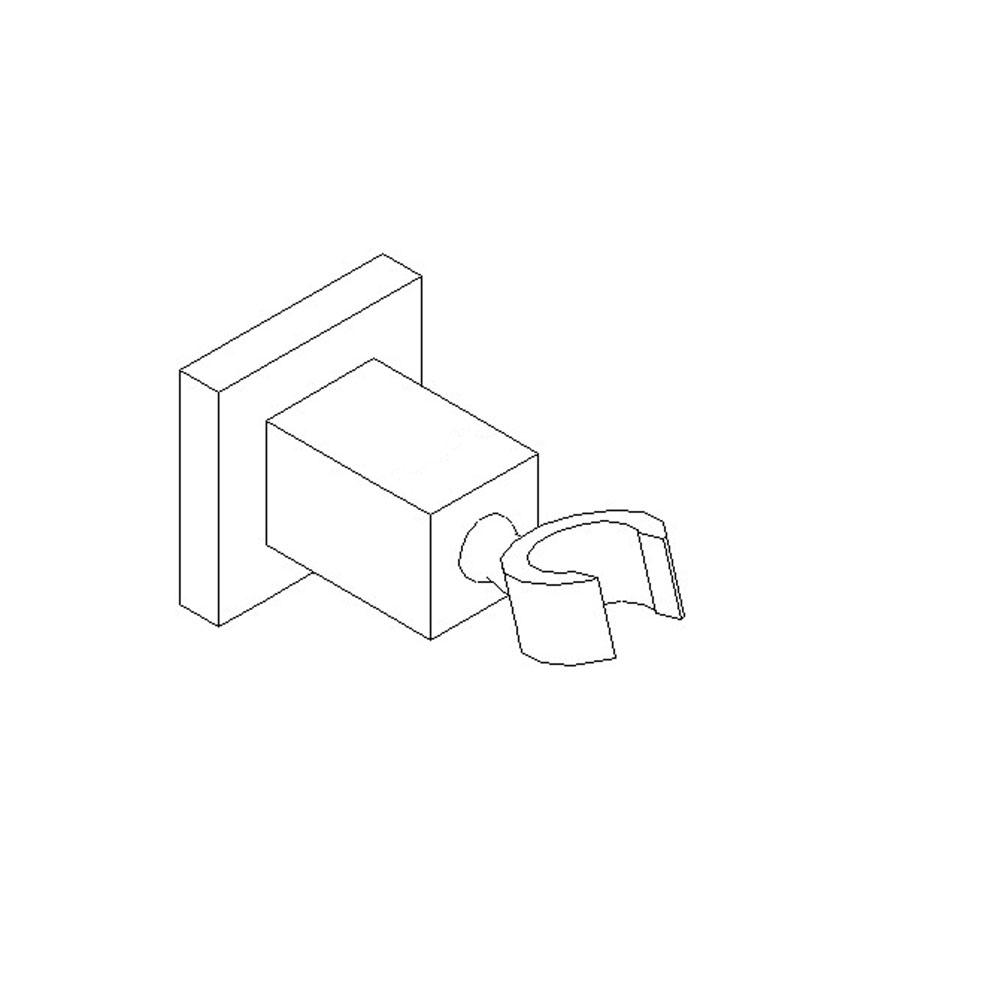 ARTOS F902-24CH Square Handshower Holder Chrome