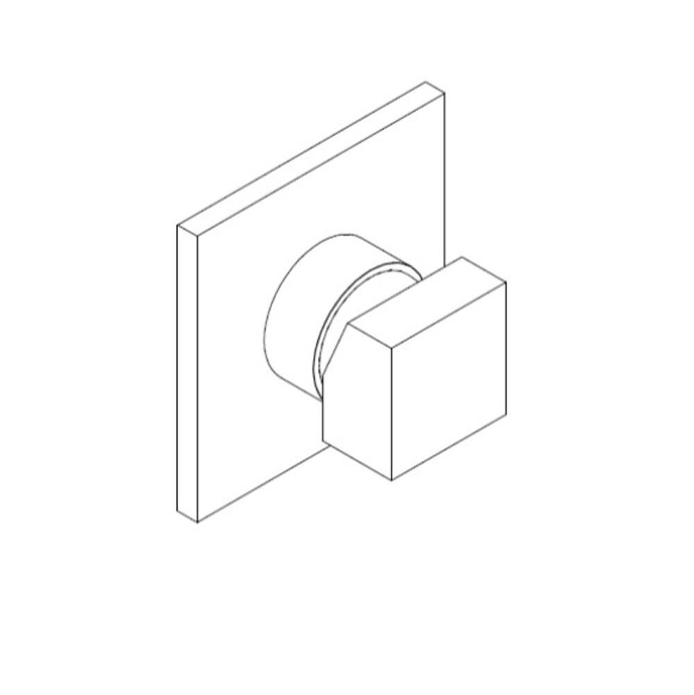 ARTOS F903-10TKCH Pressure Balance Mixer with Cube Handle Trim Kit, Chrome