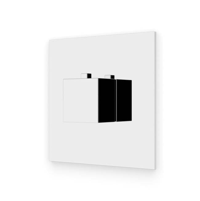 ARTOS F904A-8TKCH Square Thermostat Trim Kit Chrome