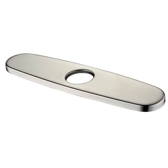 ARTOS F910-10BN Trova Round 10" Kitchen Faucet Cover Plate Brushed Nickel