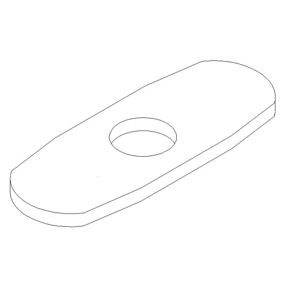 ARTOS F910-3BN Trova Round 6" Cover Plate Brushed Nickel