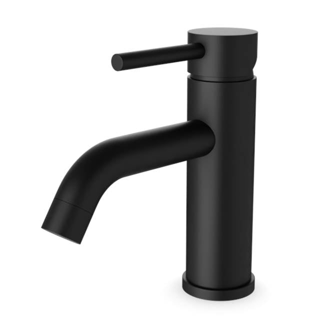 ARTOS FS308BK Round Single Hole Lavatory Faucet Matte Black