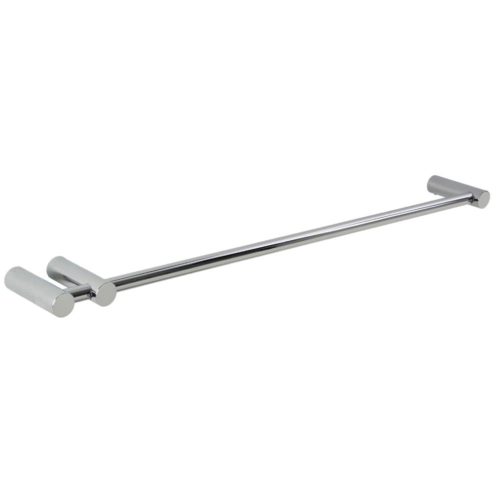 ARTOS LT12CH Loft 24" Double Post Towel Bar RND Chrome