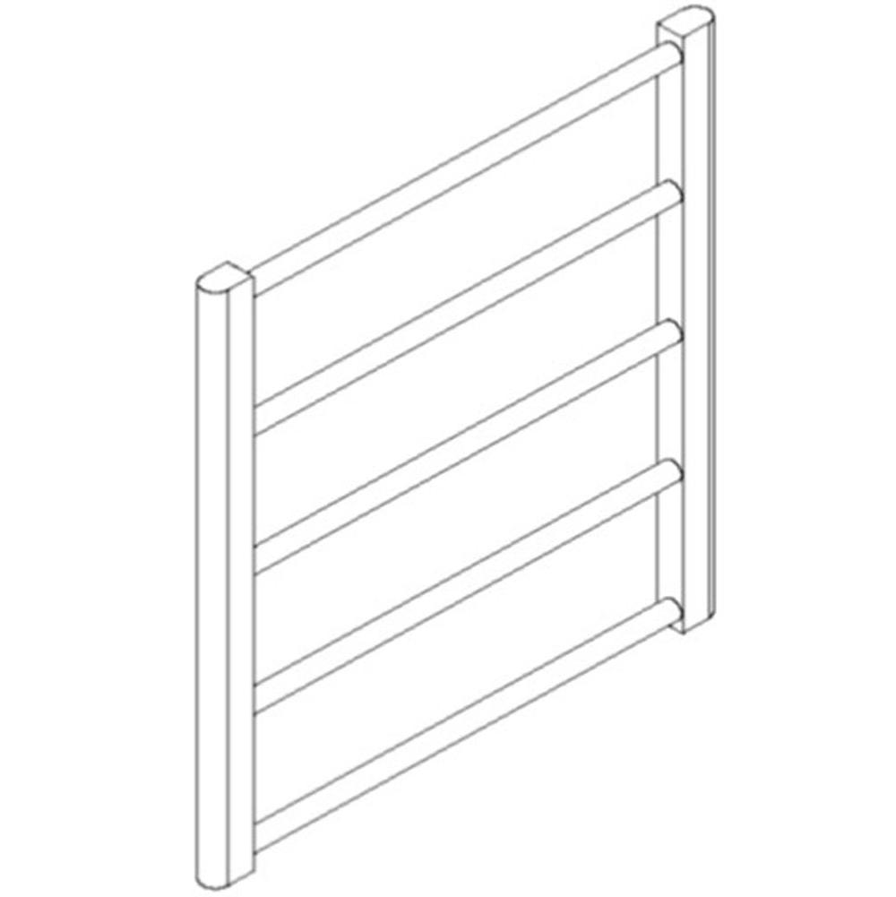 ARTOS MR06560W-PN Ryton Towel Warmer 26" x 24" Hardwired Polished Nickel