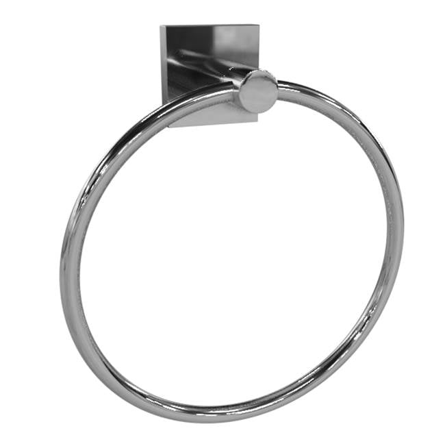 ARTOS TA545CH Trova Square Towel Ring Chrome