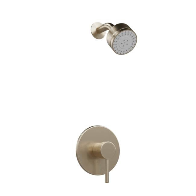 ARTOS TS161SB Trova Round Pressure Balance Shower Trim Kit Satin Brass