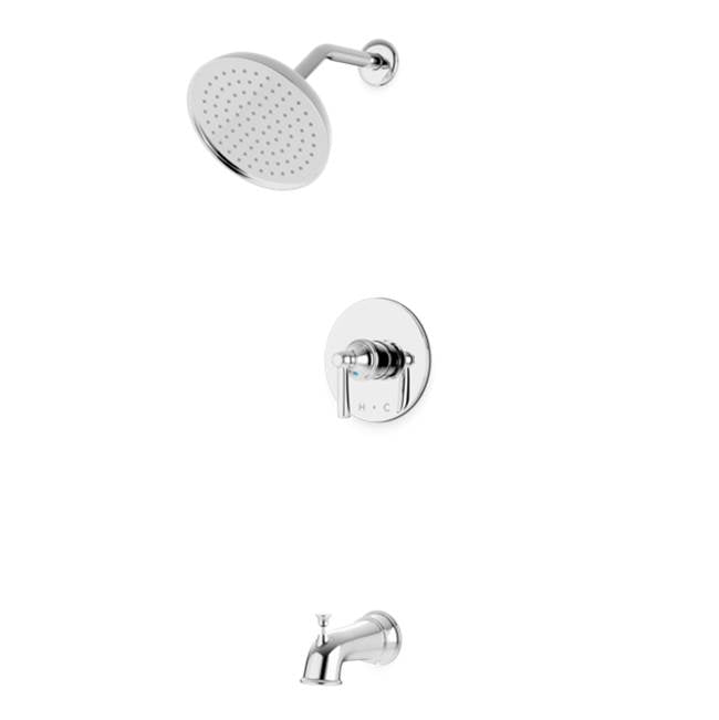 ARTOS TS182CH Trova Classic Pressure Balance Tub / Shower Trim Kit Chrome