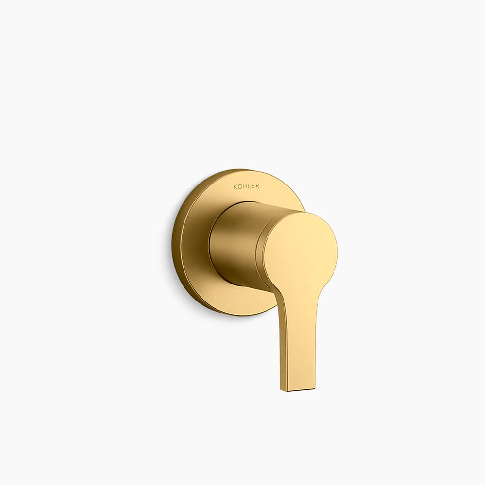 KOHLER K-T35330-4-2MB Elate Mastershower Transfer Valve Trim - Vibrant Brushed Moderne Brass
