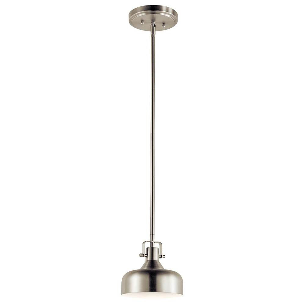 KICHLER 11301NILED 7" 1 Light LED Mini Pendant Brushed Nickel
