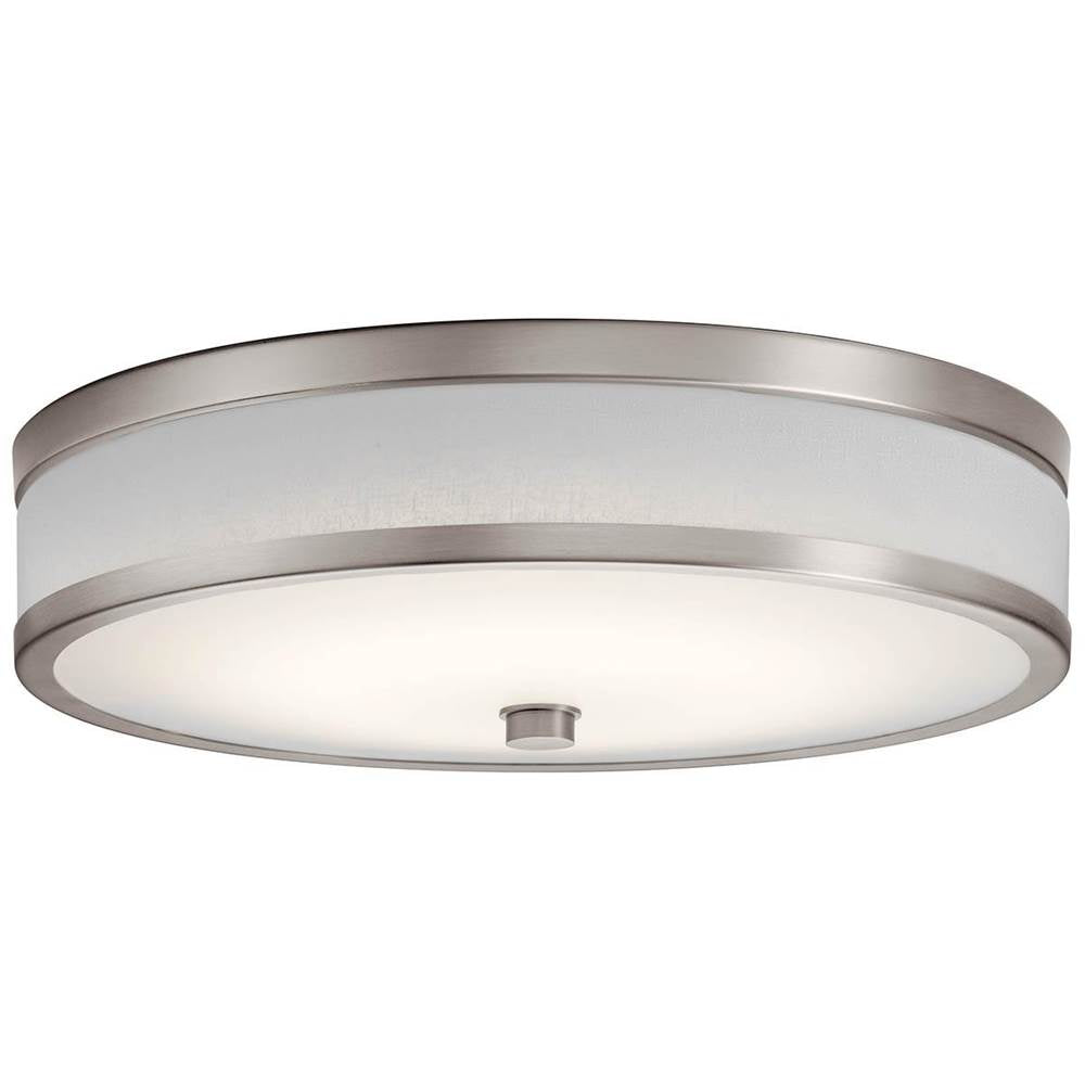 KICHLER 11303CPLED Pira 15" LED Flush Mount in Champagne