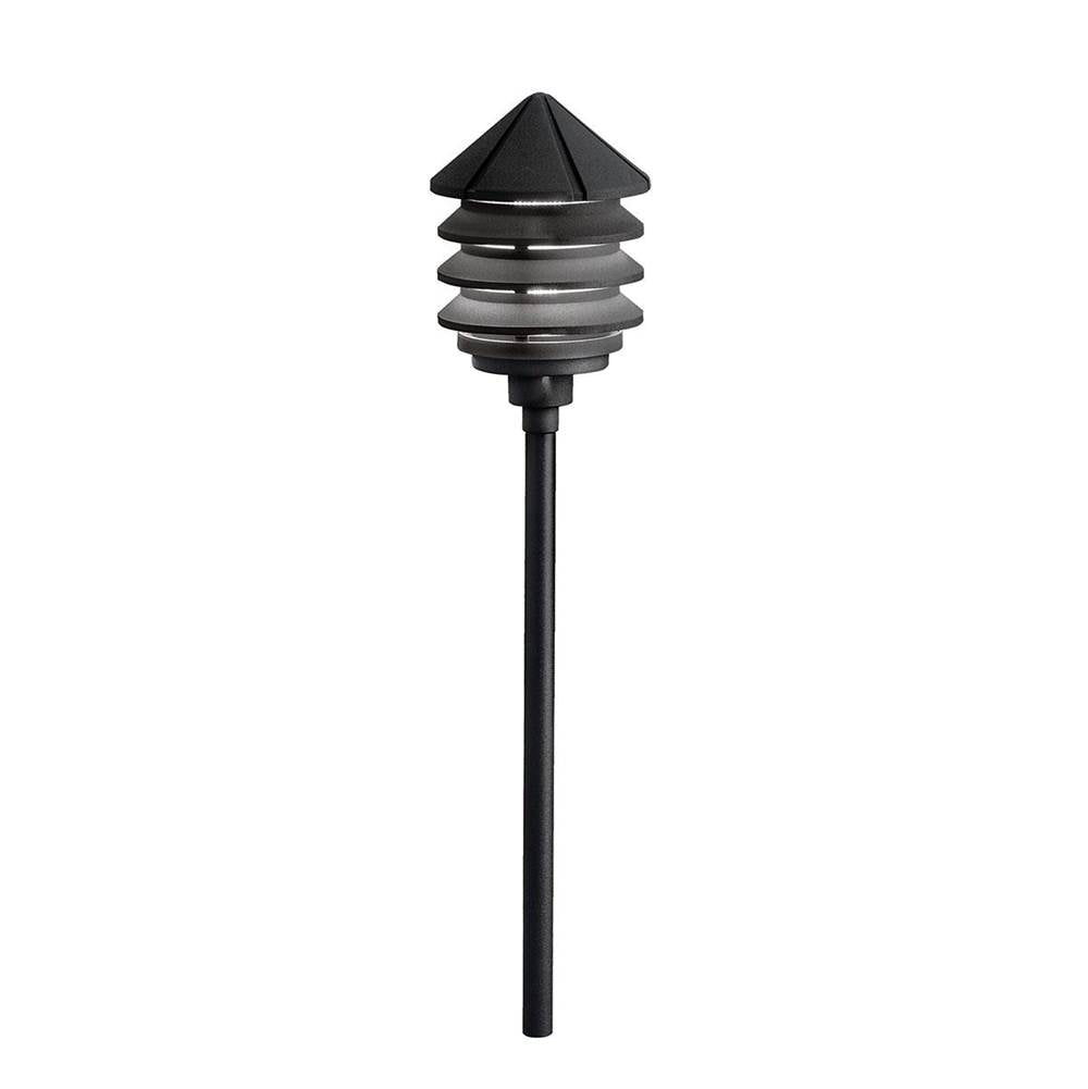 KICHLER 15005BKT Three Tier 12V Path Light Textured Black