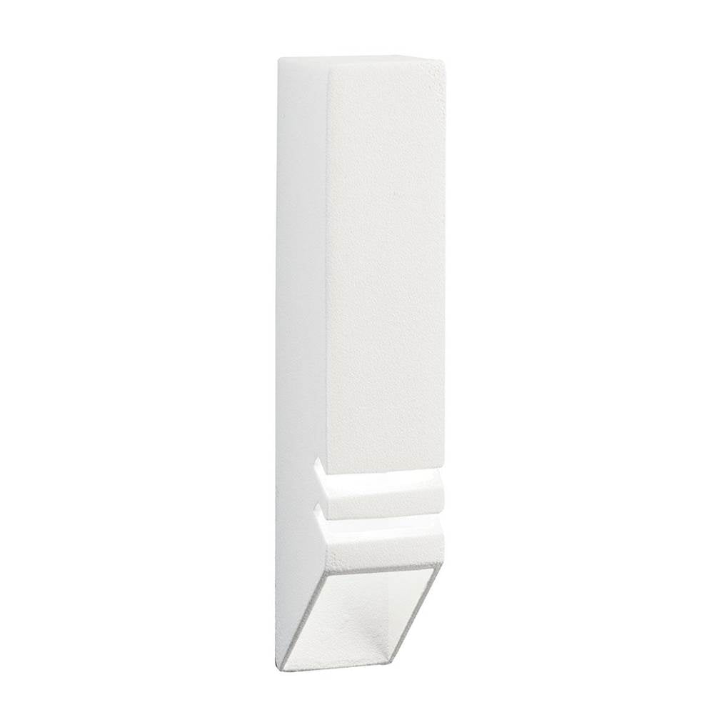 KICHLER 15066WHT 12V Louvered Down Rail Deck Light Textured White