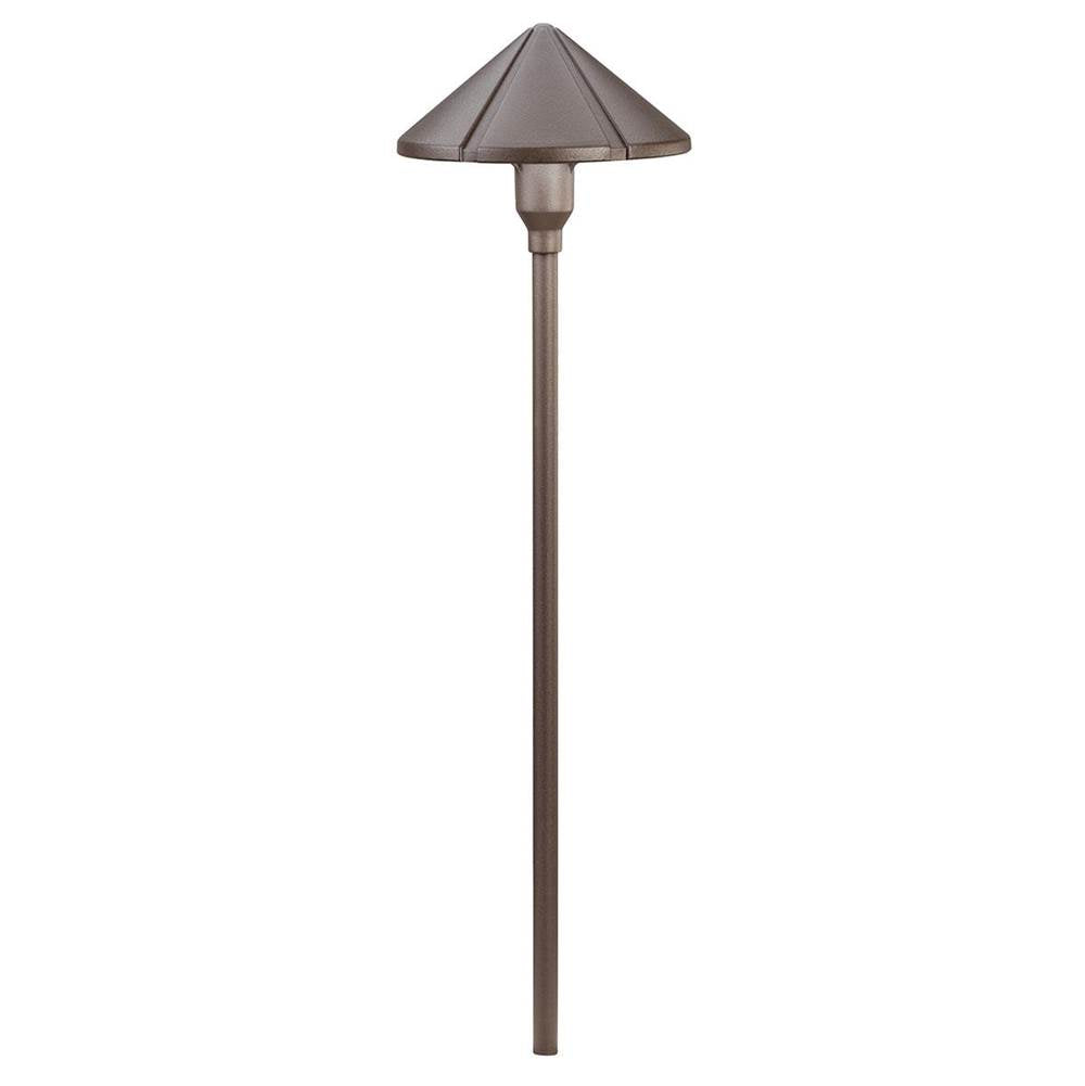 KICHLER 15326AZT Center Mount 12V Path Light Textured Architectural Bronze