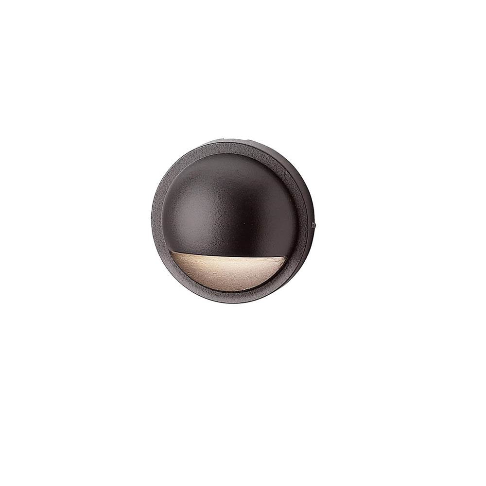KICHLER 15764AZT27R 12V LED 2700K Half Moon Deck Light Textured Architectural Bronze