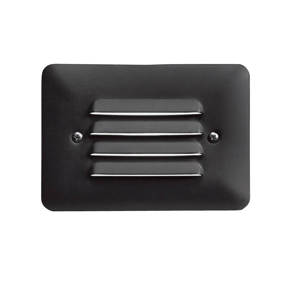 KICHLER 15782BKT30R 3000K Louvered LED Mini Step Light in Textured Black