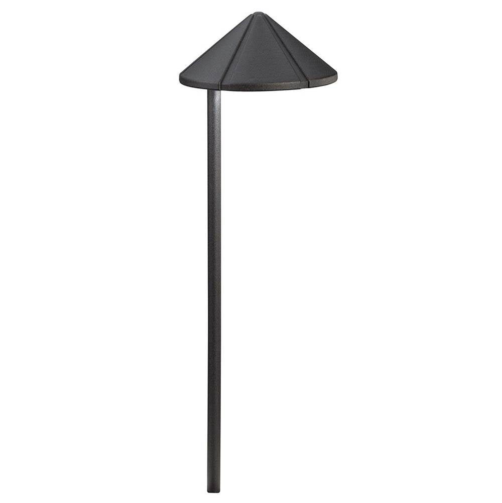 KICHLER 15815BKT30R Side Mount 3000K LED Path Light Textured Black