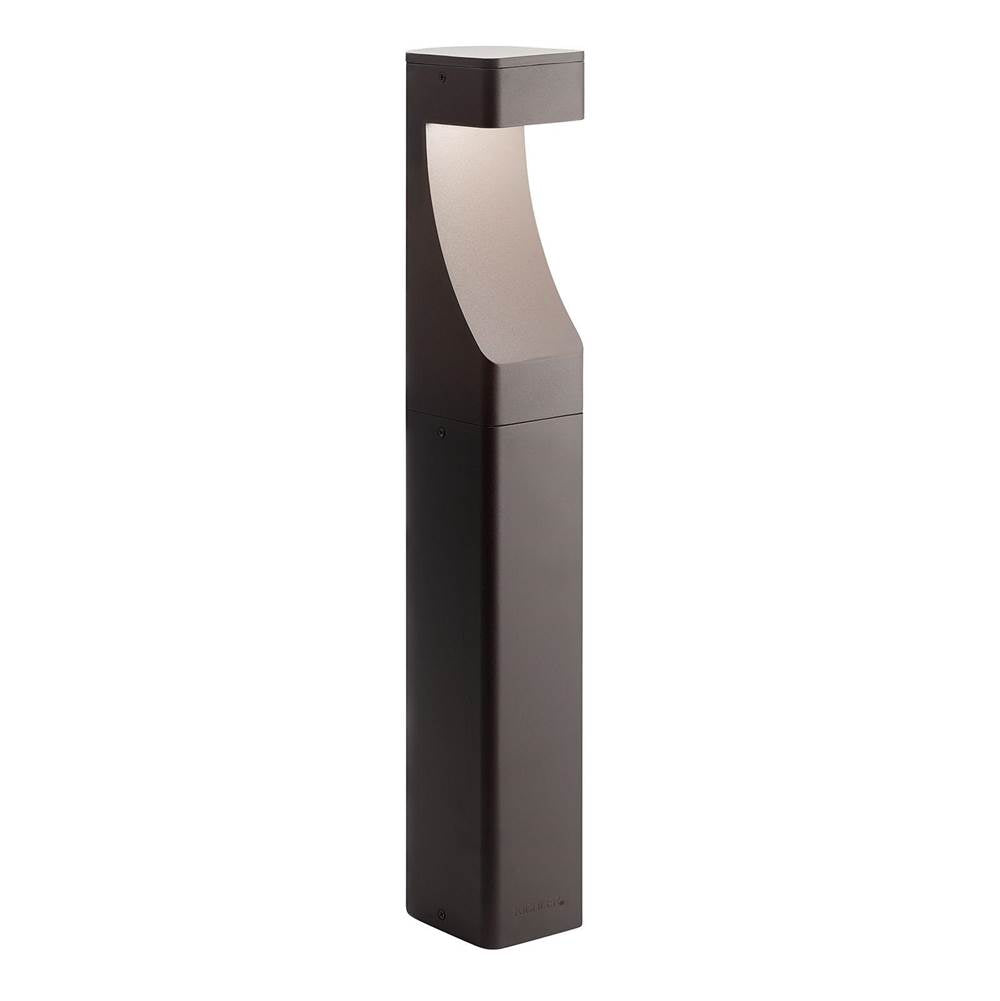KICHLER 15848AZT Textured Bollard 12V LED Path Light Architectural Bronze