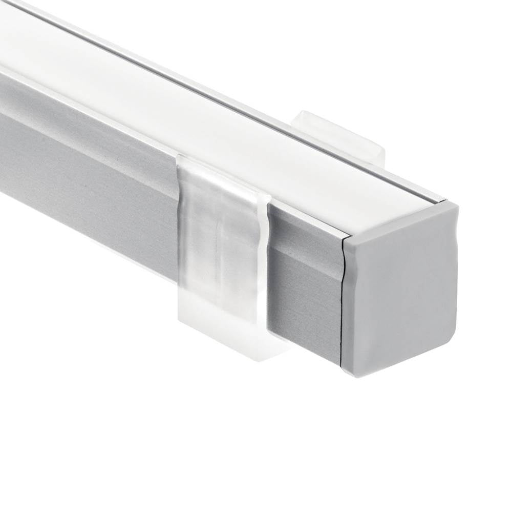 KICHLER 1TEK1DWSF8SIL TE Standard Series 8' Kit Deep Well Surface Channel Silver