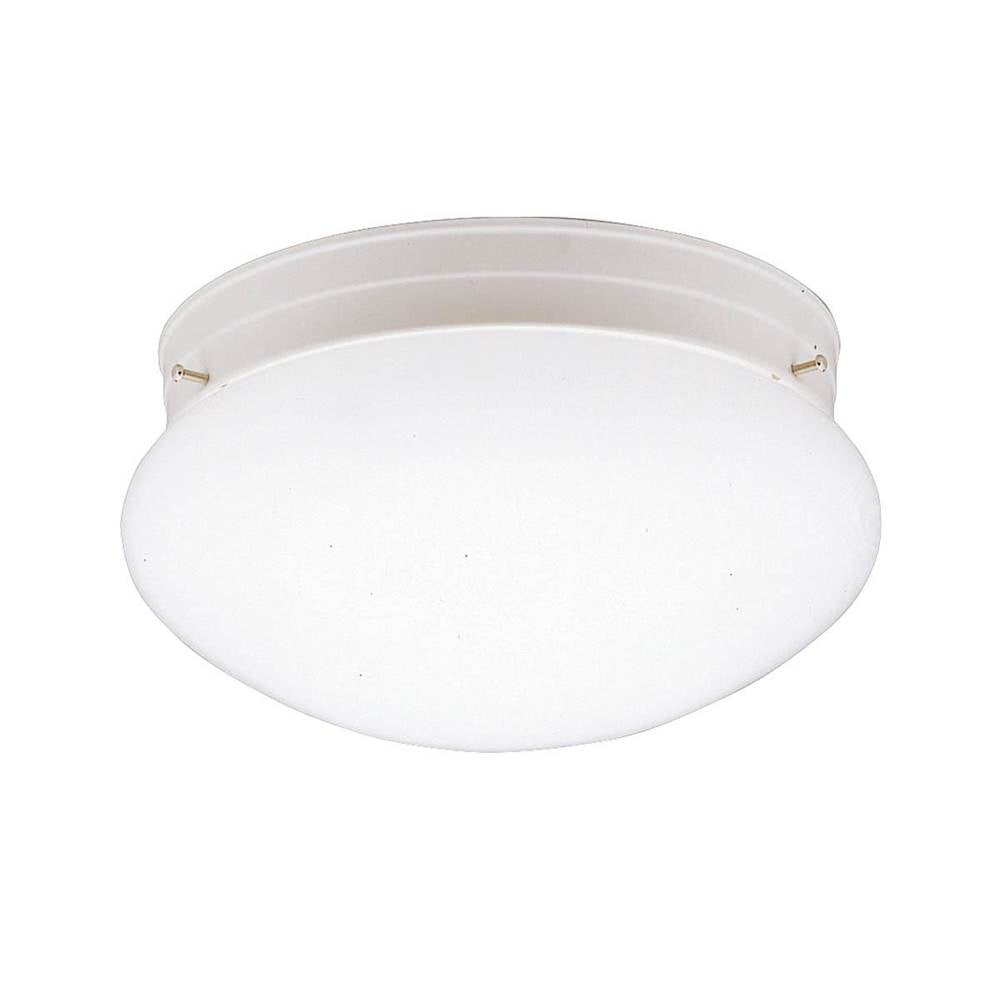 KICHLER 208WH Ceiling Space 9.25" 1 Light Flush Mount White