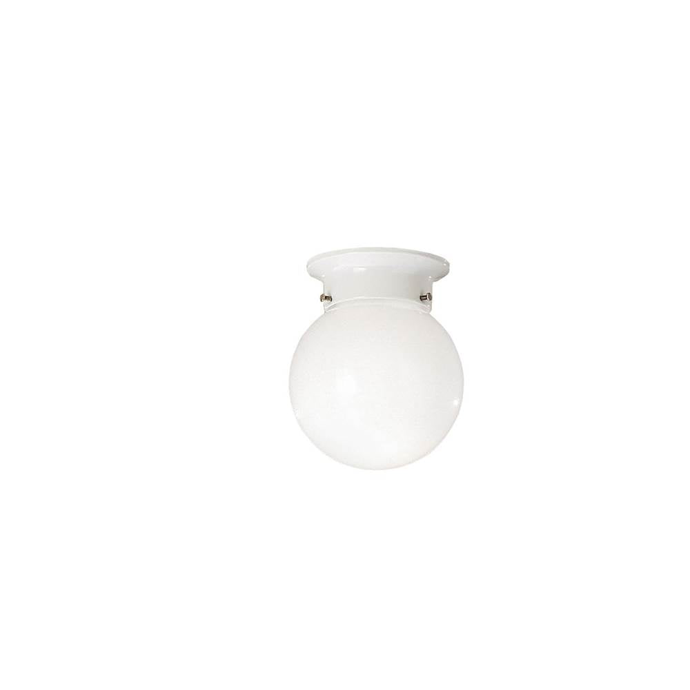 KICHLER 216WH Ceiling Space 5.75" 1 Light Flush Mount White
