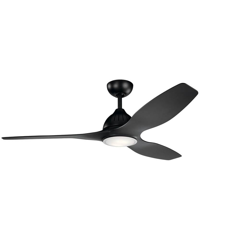KICHLER 310360SBK Jace LED 60" Fan Satin Black