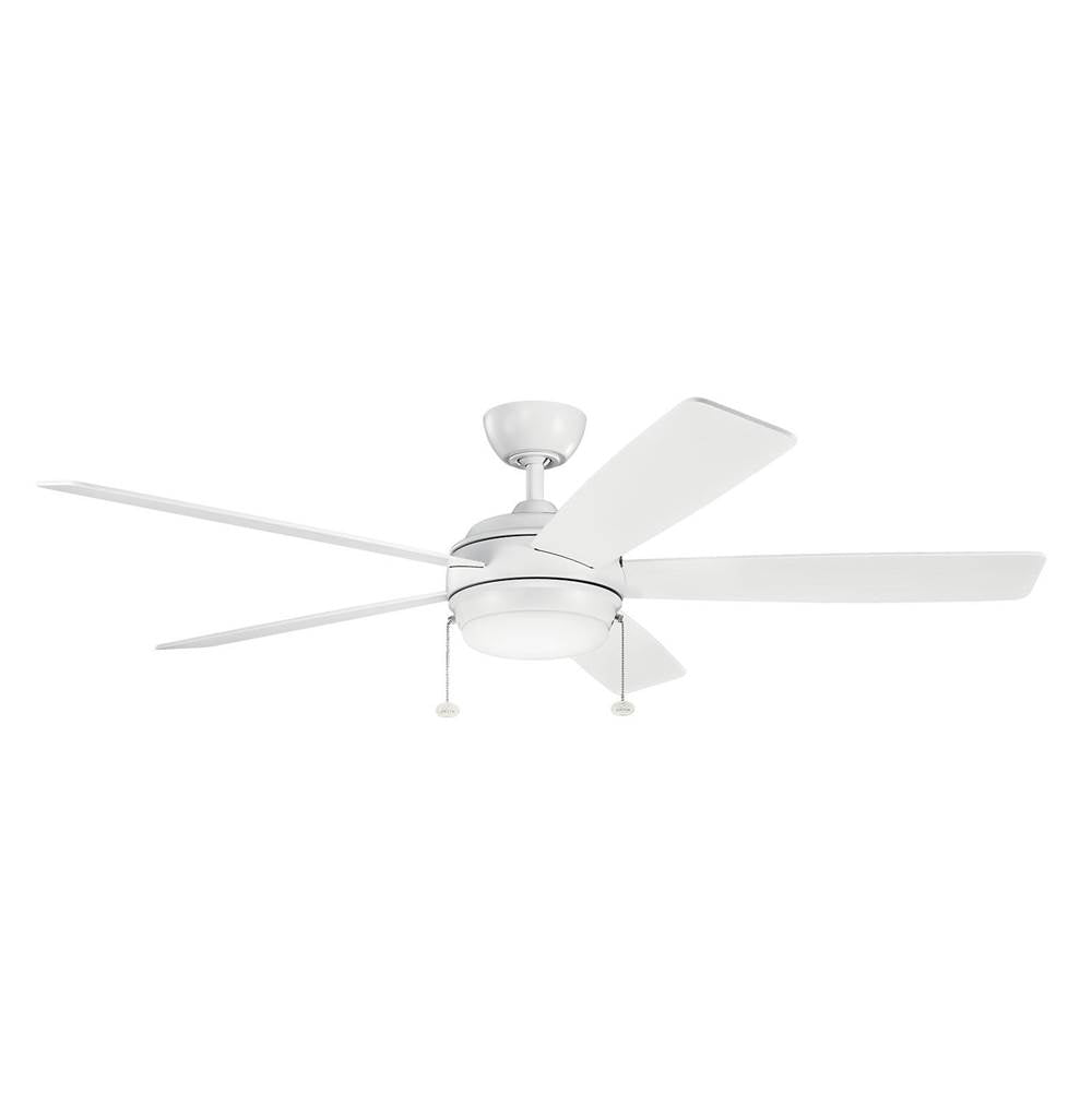 KICHLER 330180MWH Starkk LED 60" Fan Matte White