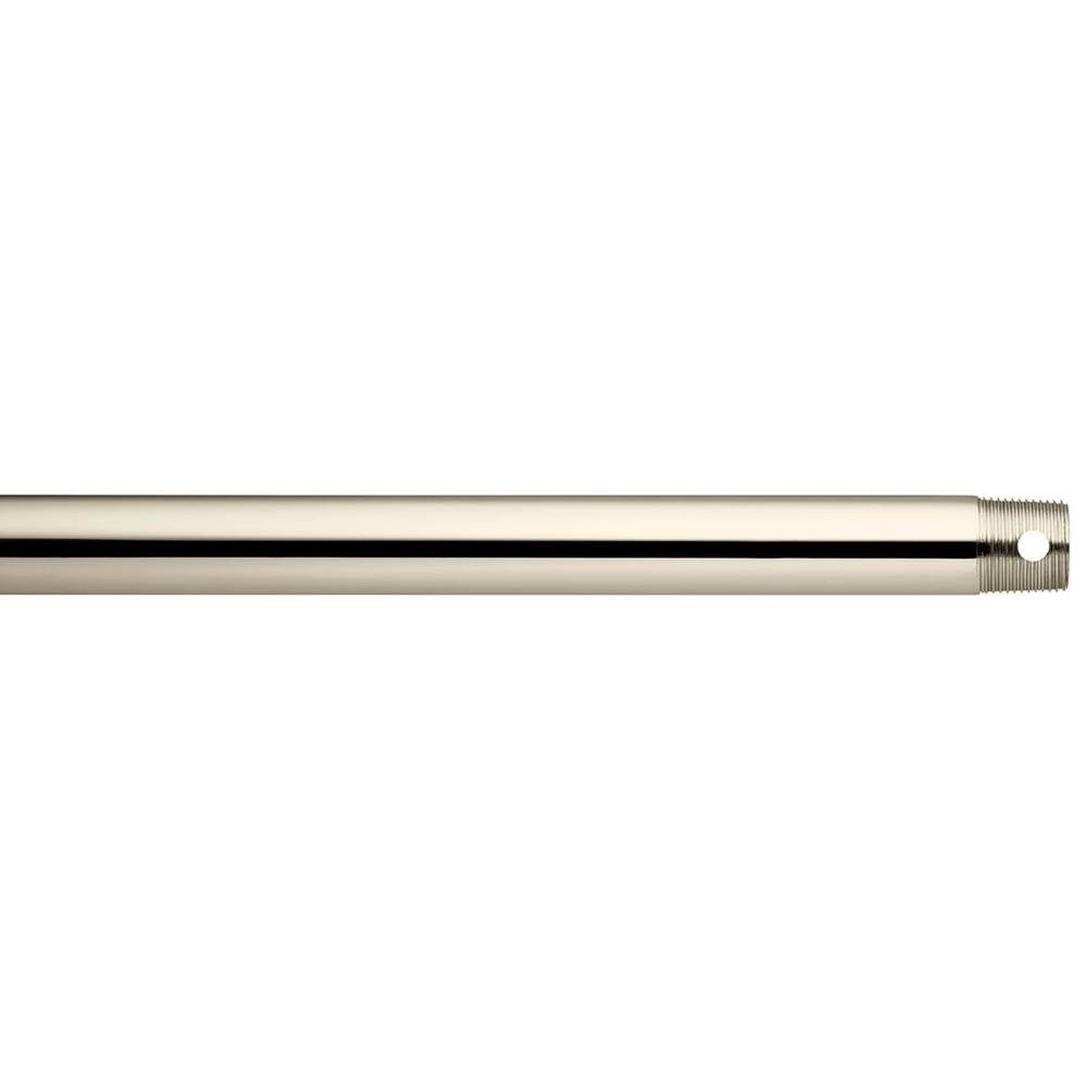 KICHLER 360006PN Dual Threaded 72" Downrod Polished Nickel