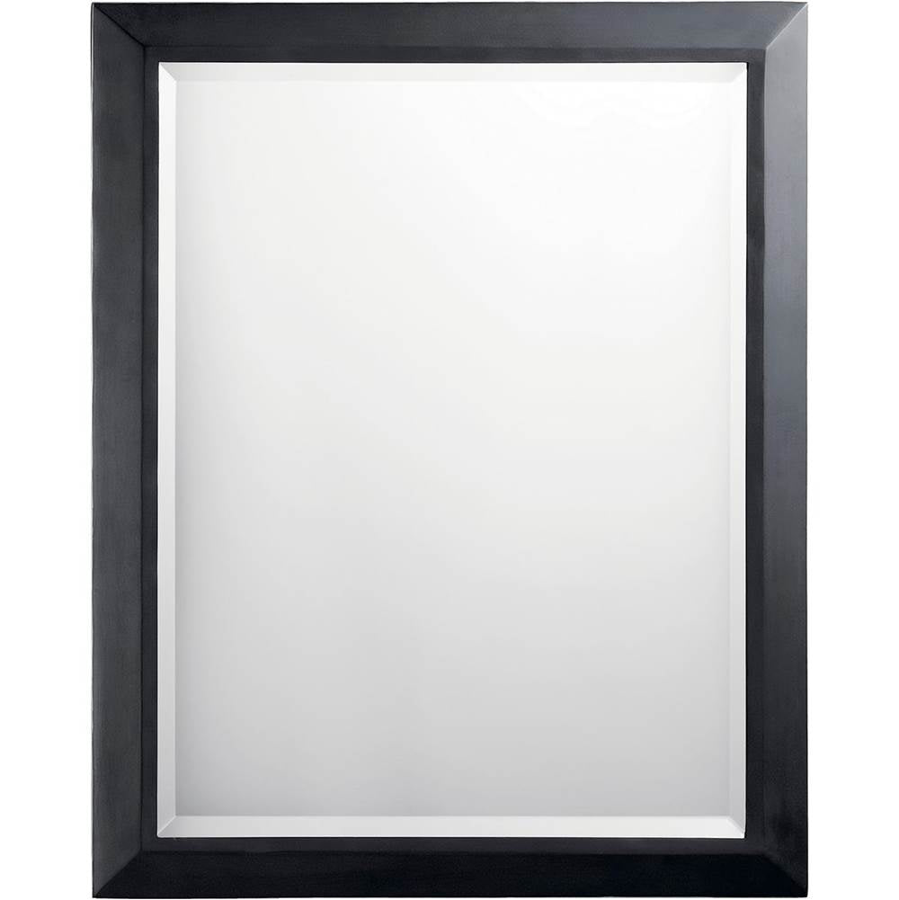 KICHLER 41011BK Classic Rectangular Mirror Black