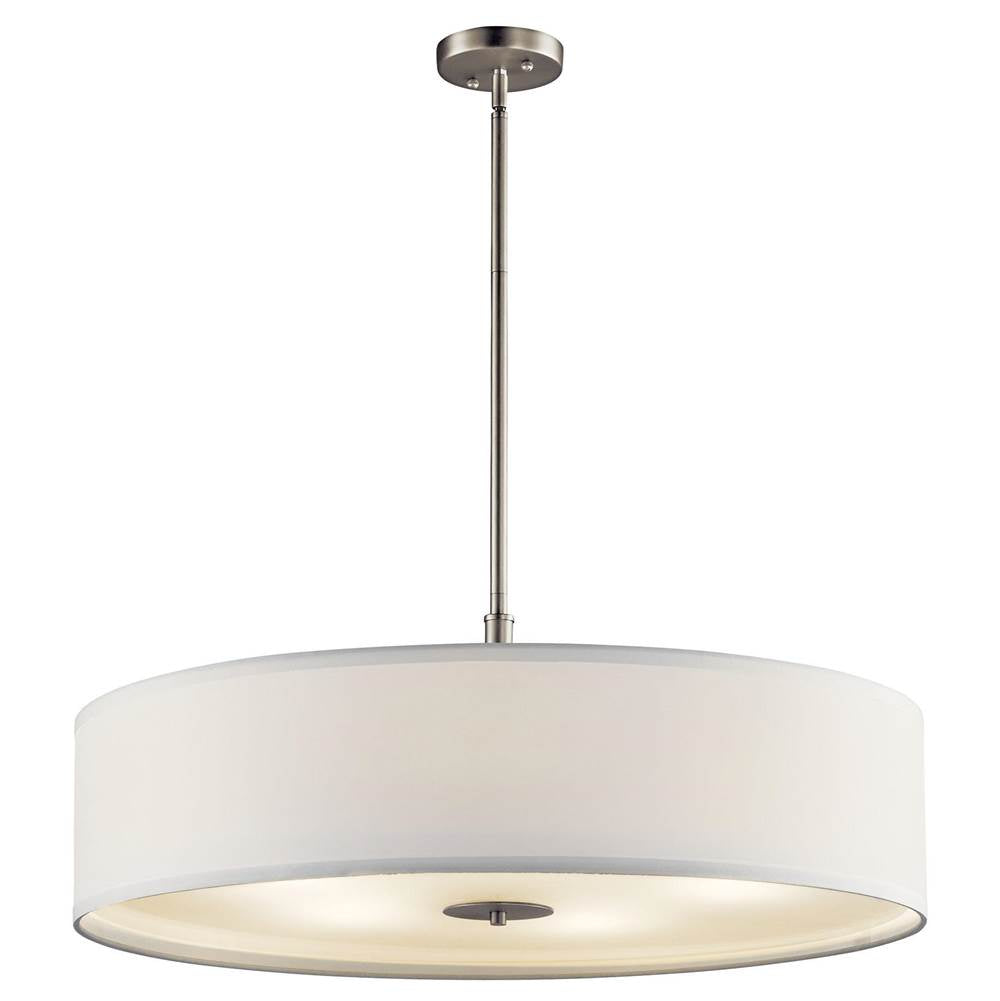 KICHLER 42196NI Transitional 30" 5 Light Pendant Brushed Nickel