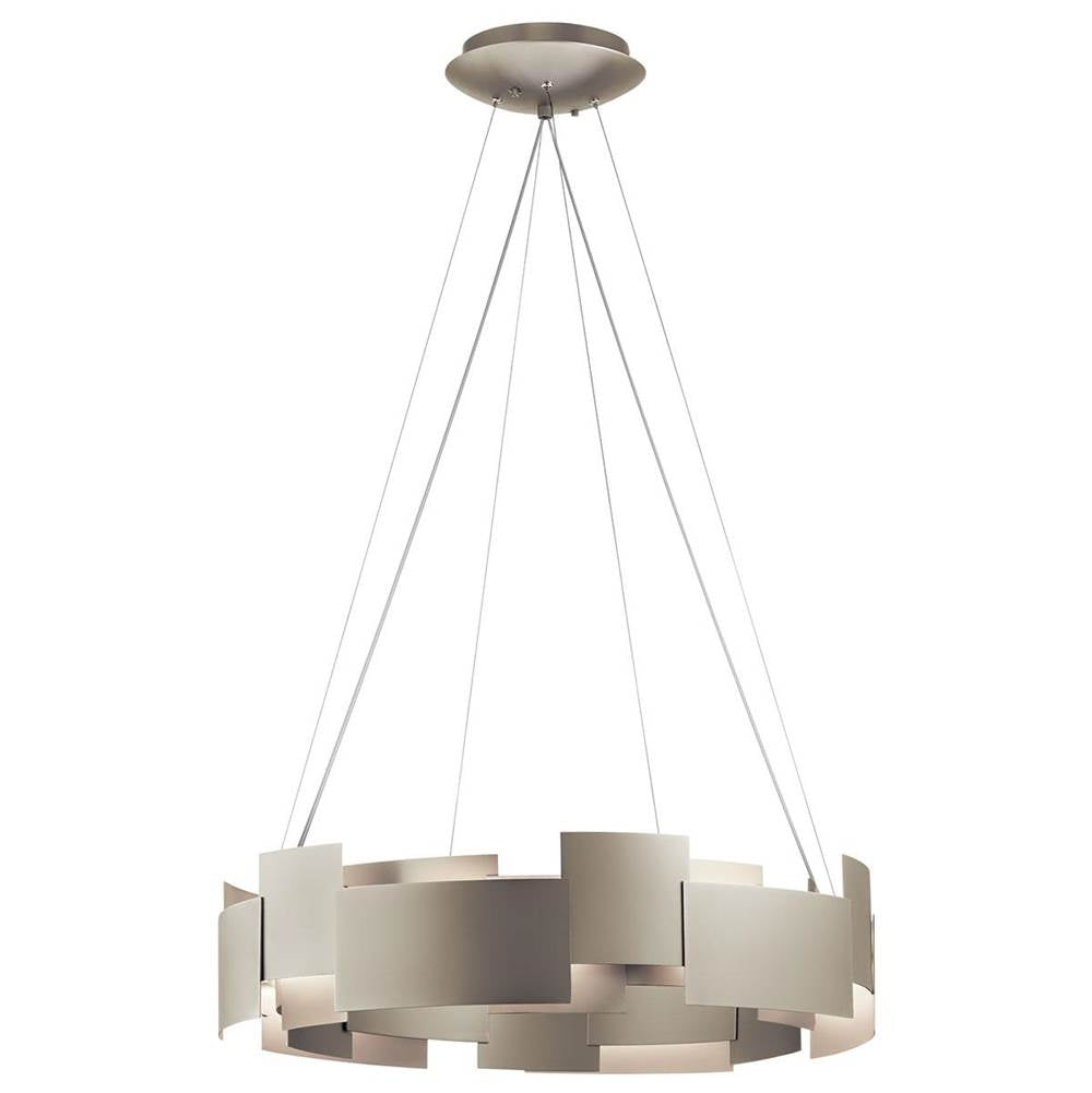 KICHLER 42992SNLED Moderne 6.75" LED Chandelier/Pendant in Satin Nickel