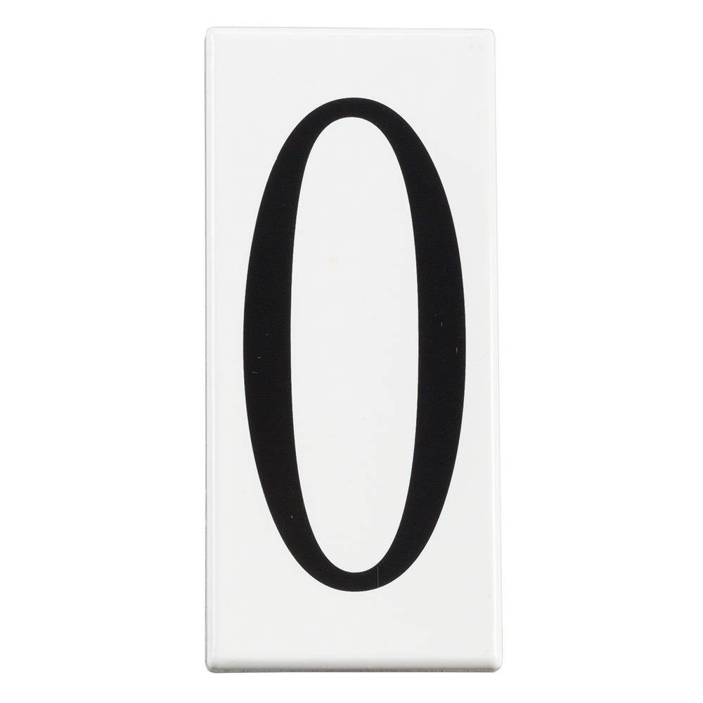 KICHLER 4300 Address Light Number 0 Panel White