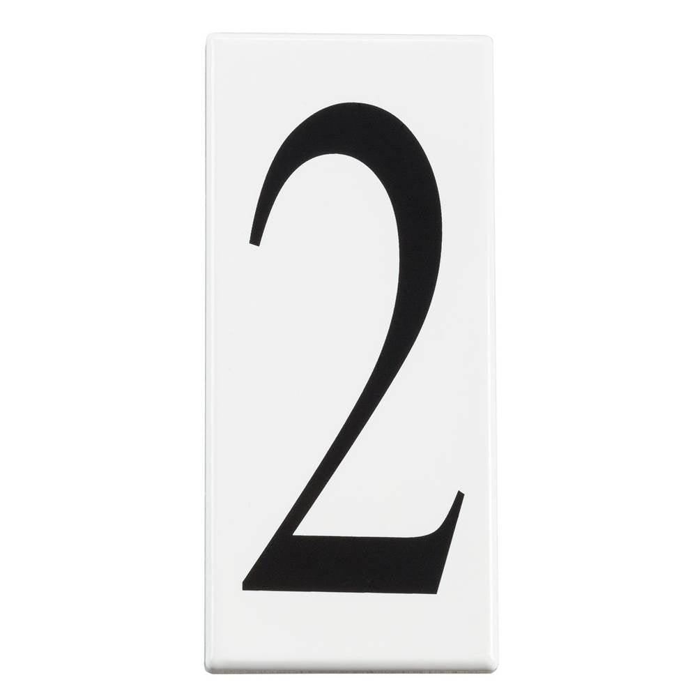 KICHLER 4302 Address Light Number 2 Panel White