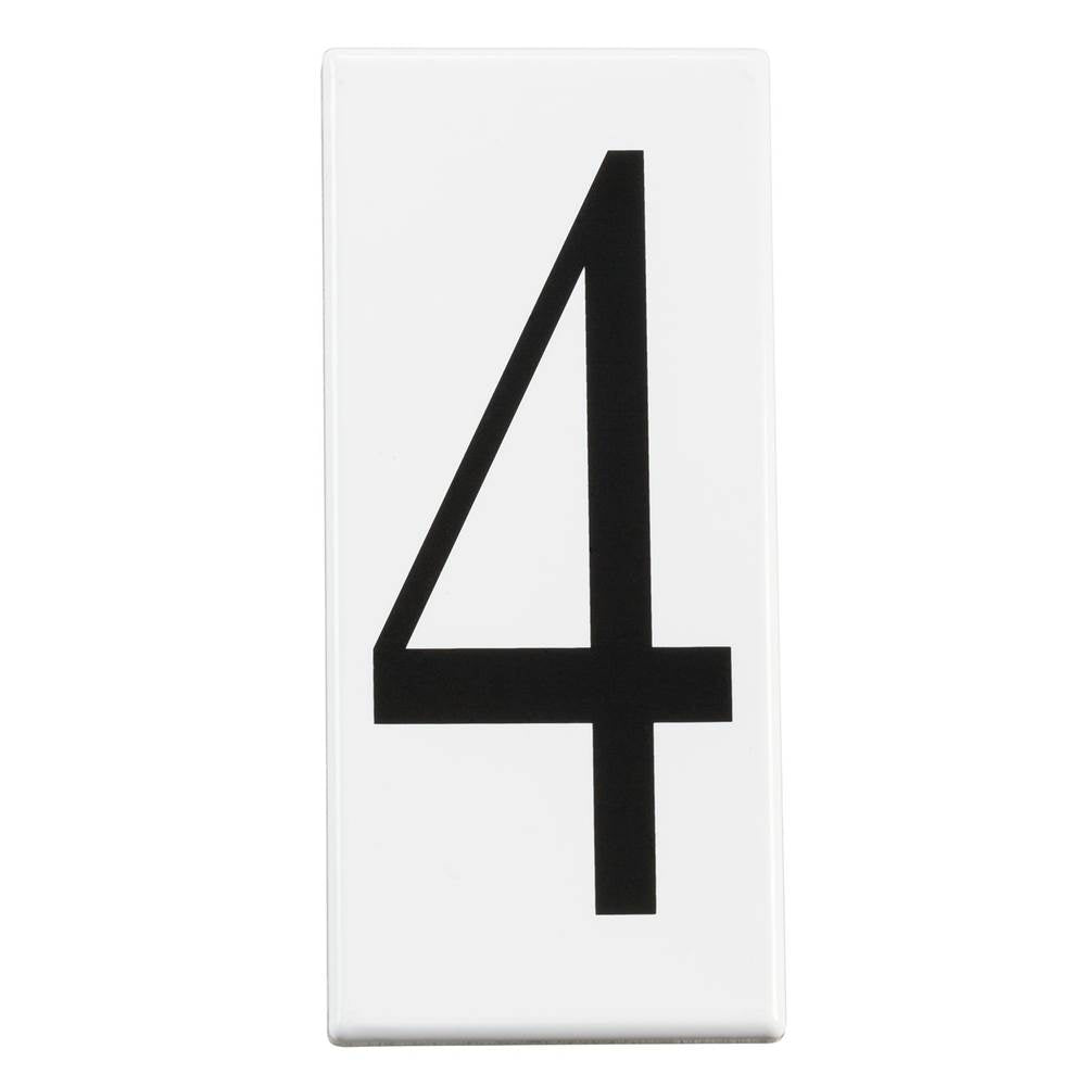 KICHLER 4304 Address Light Number 4 Panel White