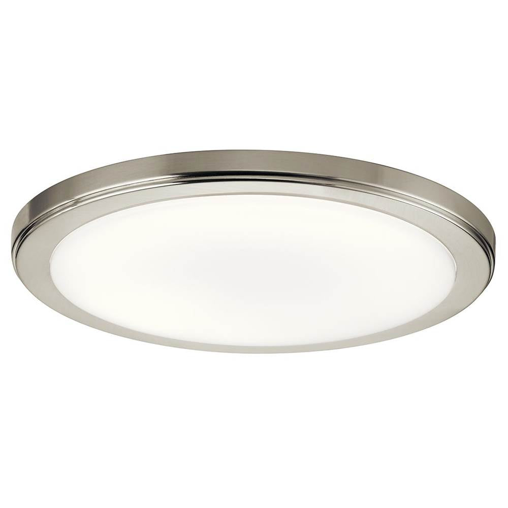 KICHLER 44248NILED40 Zeo 4000K LED 13" Round Flush Mount Brushed Nickel