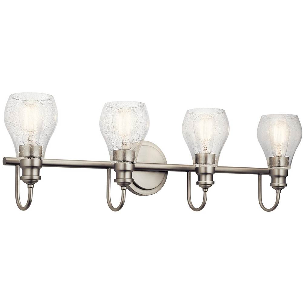 KICHLER 45393NI Greenbrier 4 Light Vanity Light Nickel