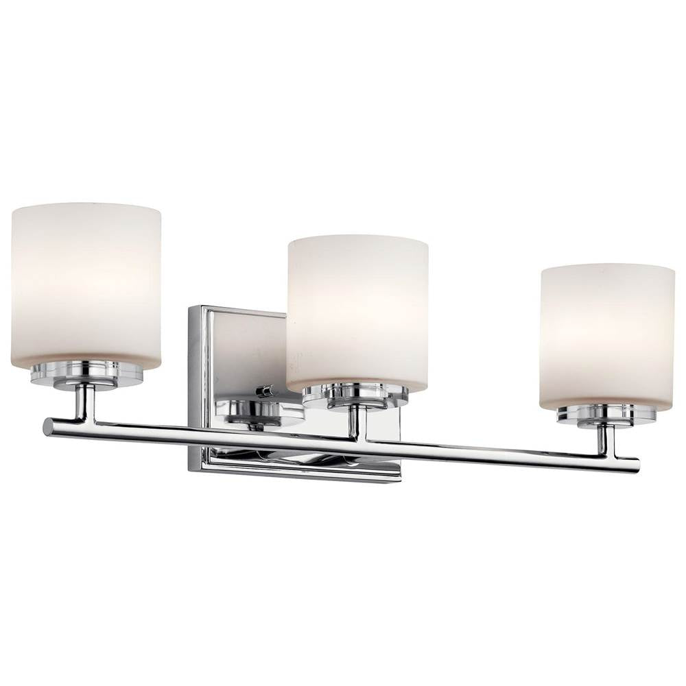KICHLER 45502CH Ohara 3 Light Vanity Light Chrome