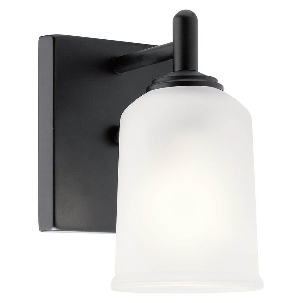 KICHLER 45572BK Shailene 1 Light Wall Sconce Brushed Nickel