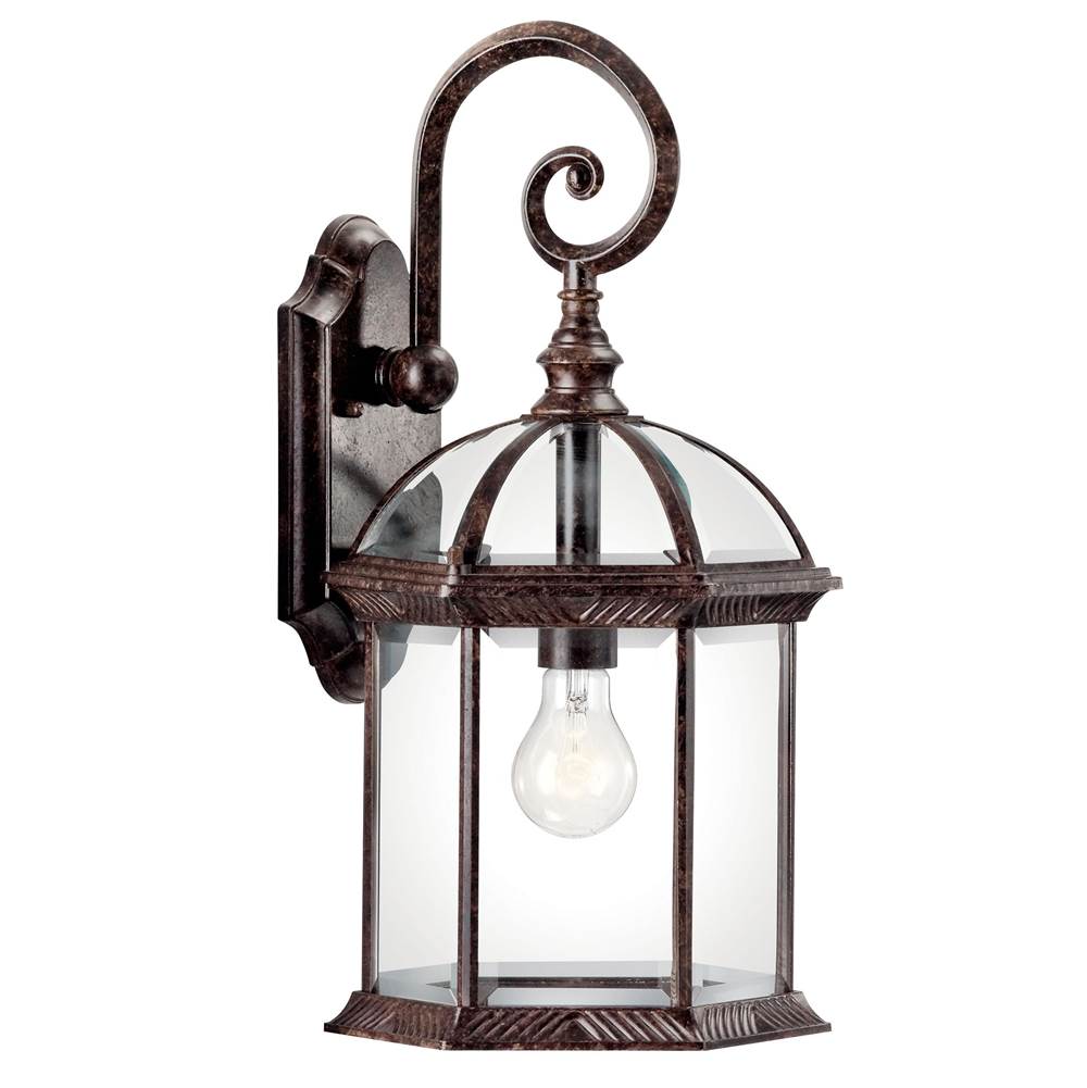 KICHLER 49186TZ Barrie 18.75" 1 Light Wall Light Tannery Bronze