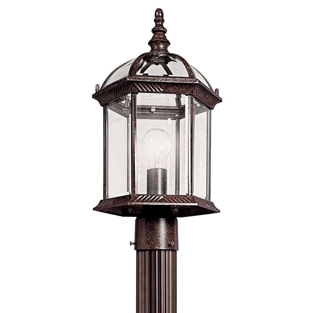 KICHLER 49187TZ Barrie 1 Light Post Mount Tannery Bronze