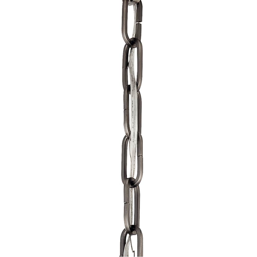 KICHLER 4921CLP Accessory Square Chain, Standard, 36" - Classic Pewter