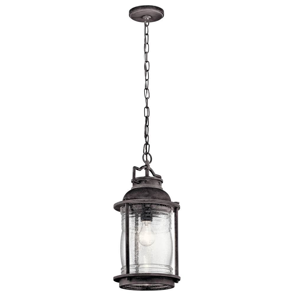 KICHLER 49572WZC Ashland Bay 1 Light Pendant Weathered Zinc