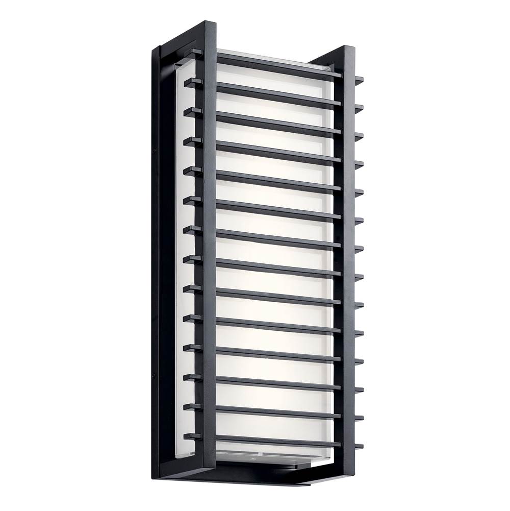 KICHLER 49786BKLED Rockbridge 21" LED Wall Light Black