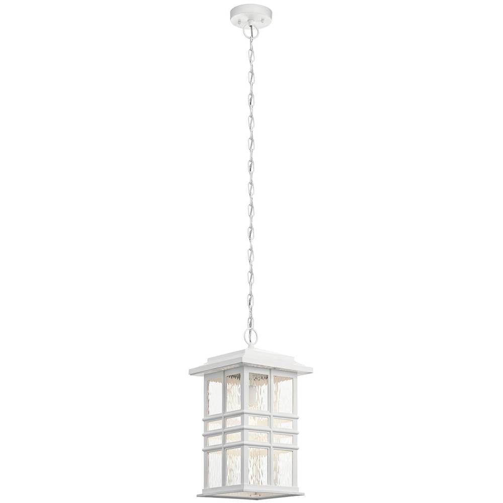 KICHLER 49833WH Beacon Square 9.5" 1 Light Pendant White