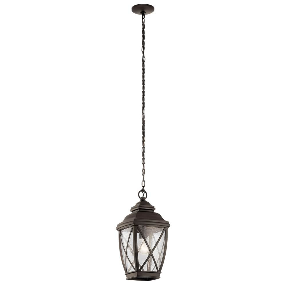 KICHLER 49844OZ Tangier 1 Light Pendant Olde Bronze