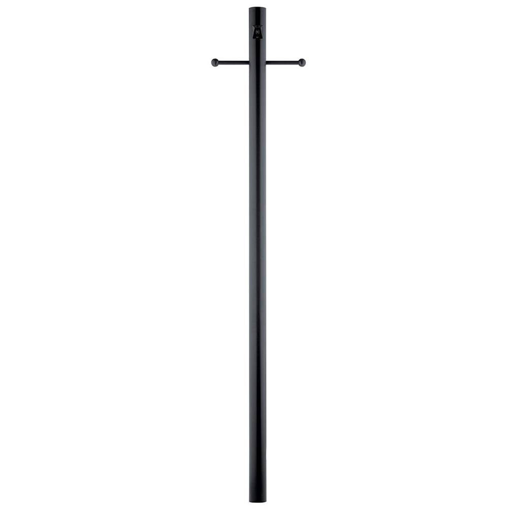 KICHLER 49904BK Accessory 3" x 84" 1 Outdoor Direct Burial Ladder Rest Photocell Post in Black