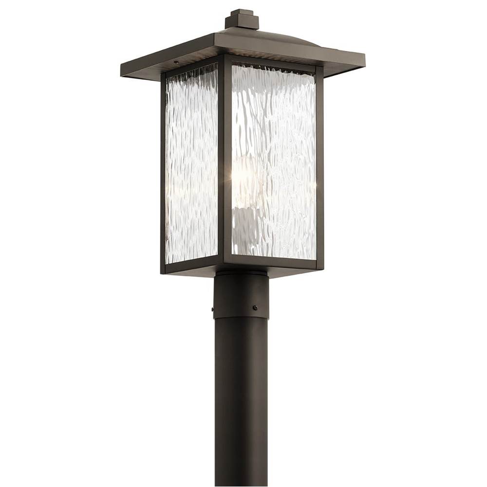 KICHLER 49927OZ Capanna 18.25" 1 Light Post Light Olde Bronze