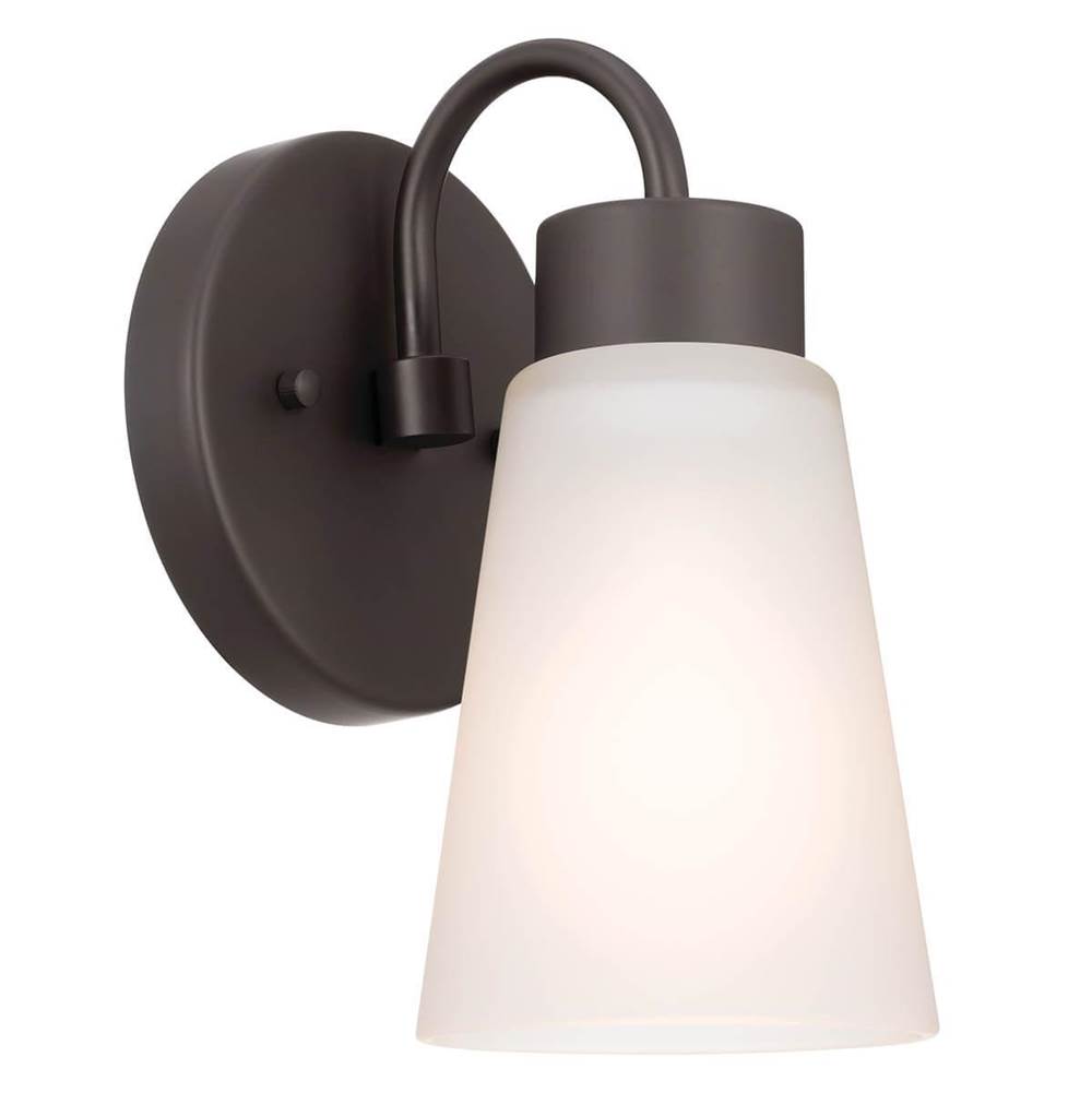 KICHLER 52445OZ Erma Wall Sconce 1 Light - Olde Bronze